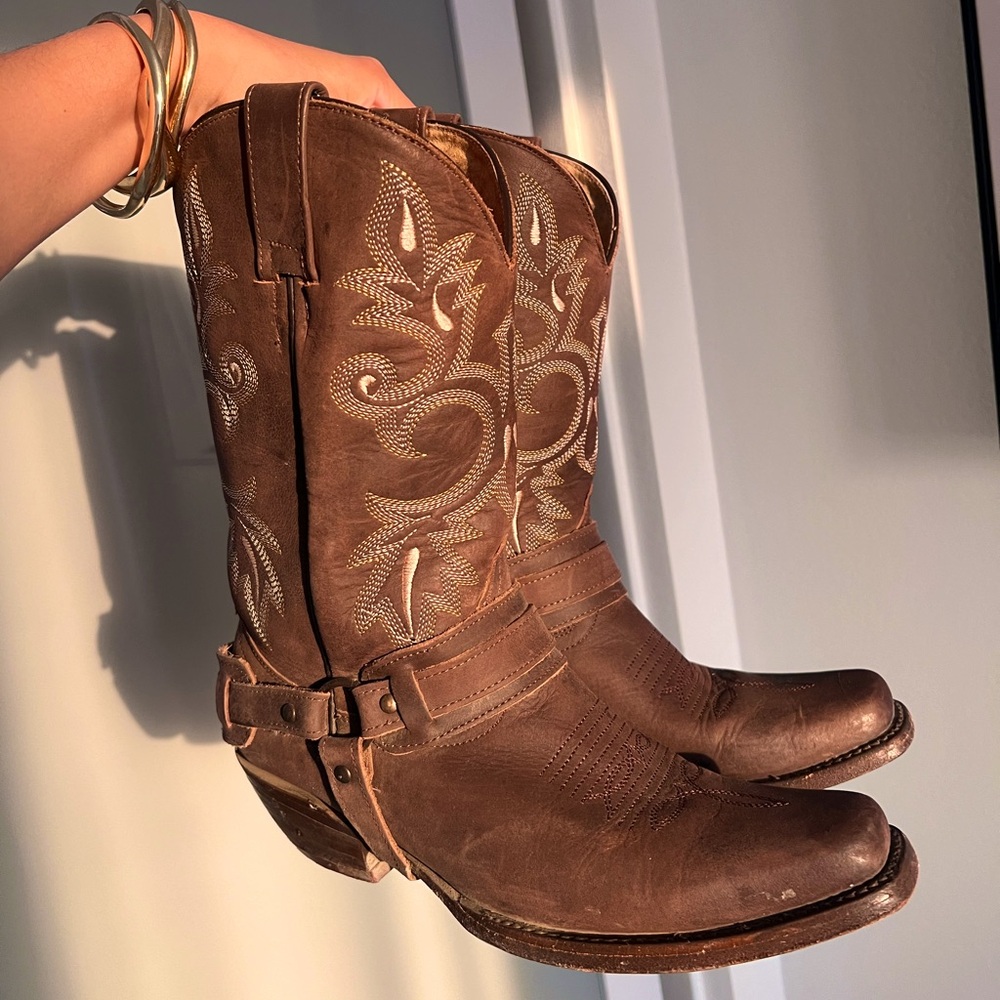 San Pedro Boots / Western / Authentic leather / Brown